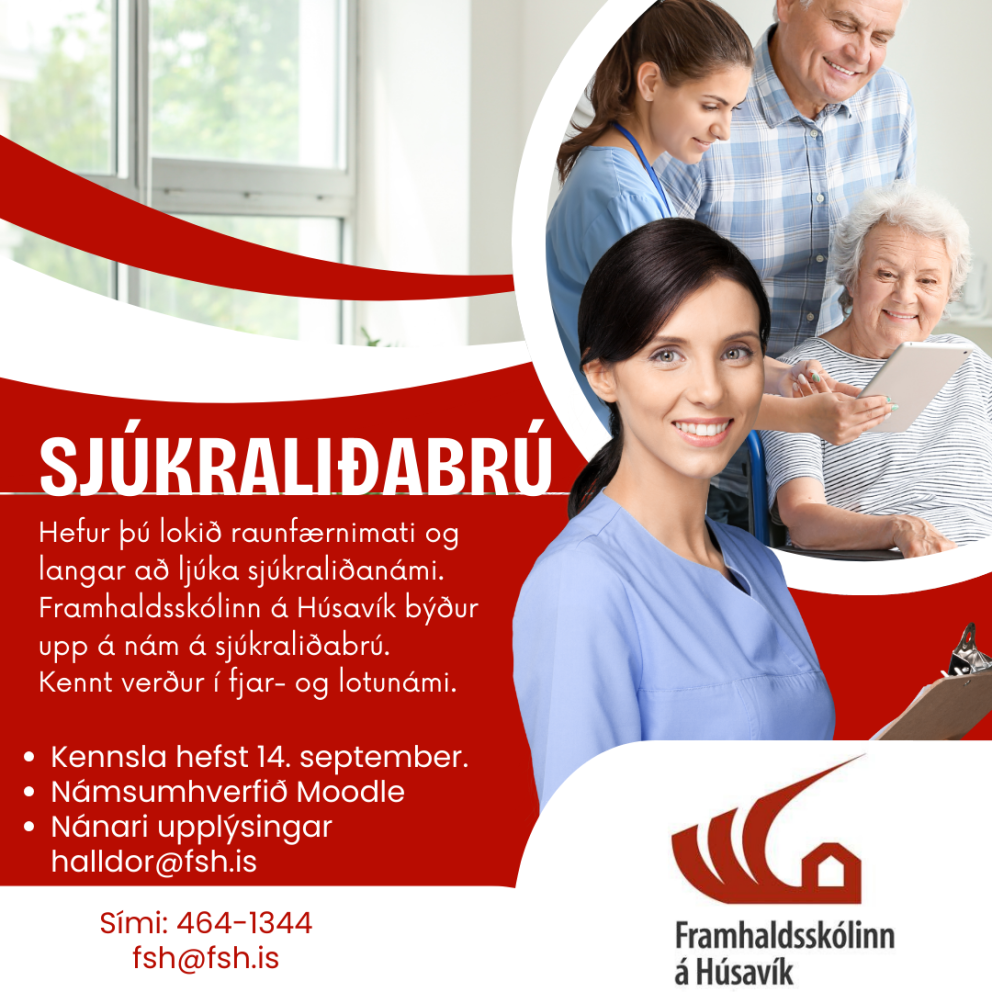 Opið fyrir umsóknir í sjúkraliðabrú við FSH