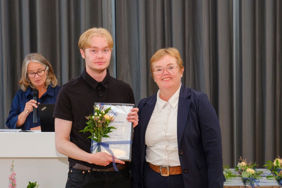 Axel Tryggvi hlaut styrk úr Afreks- og hvatningarsjóði stúdenta Háskóla Íslands