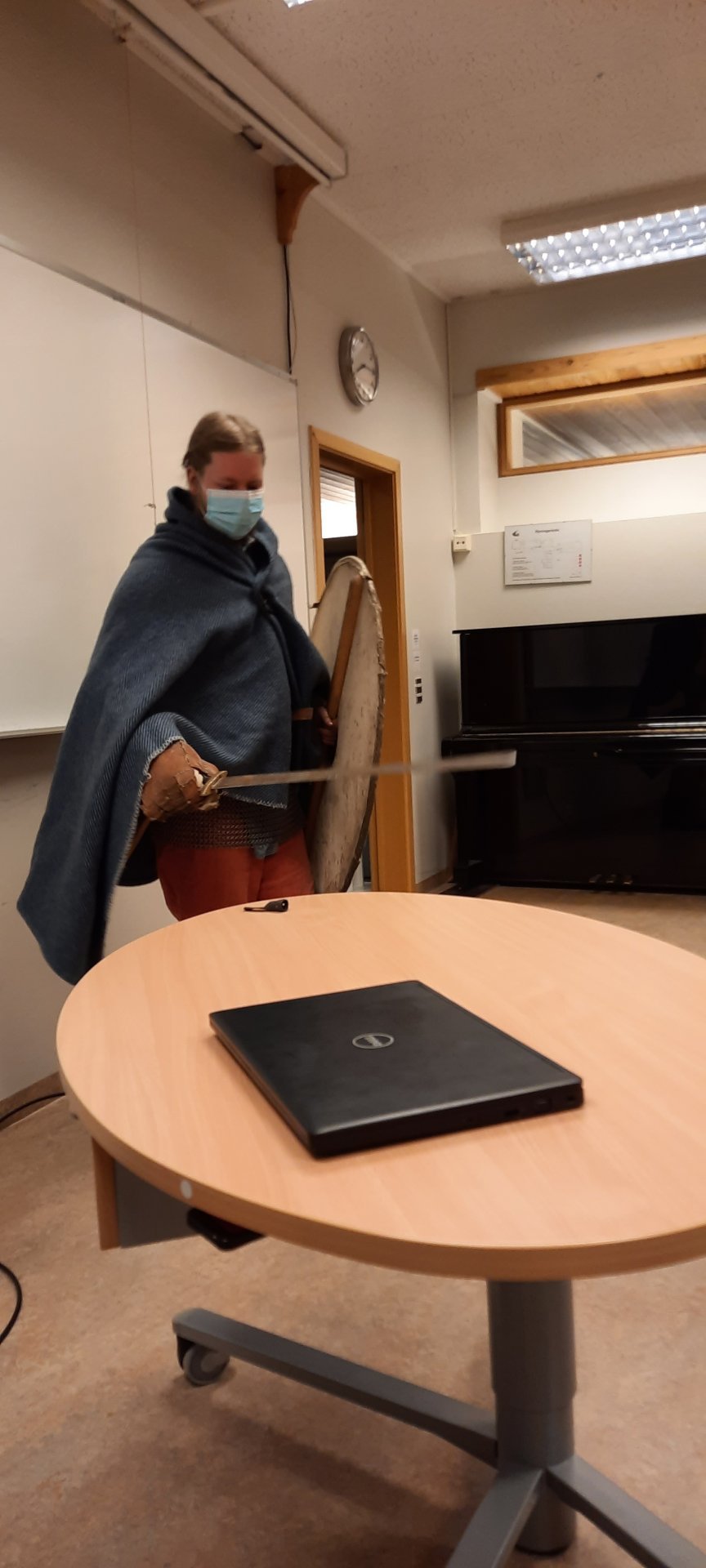 Bardagamaður í heimsókn