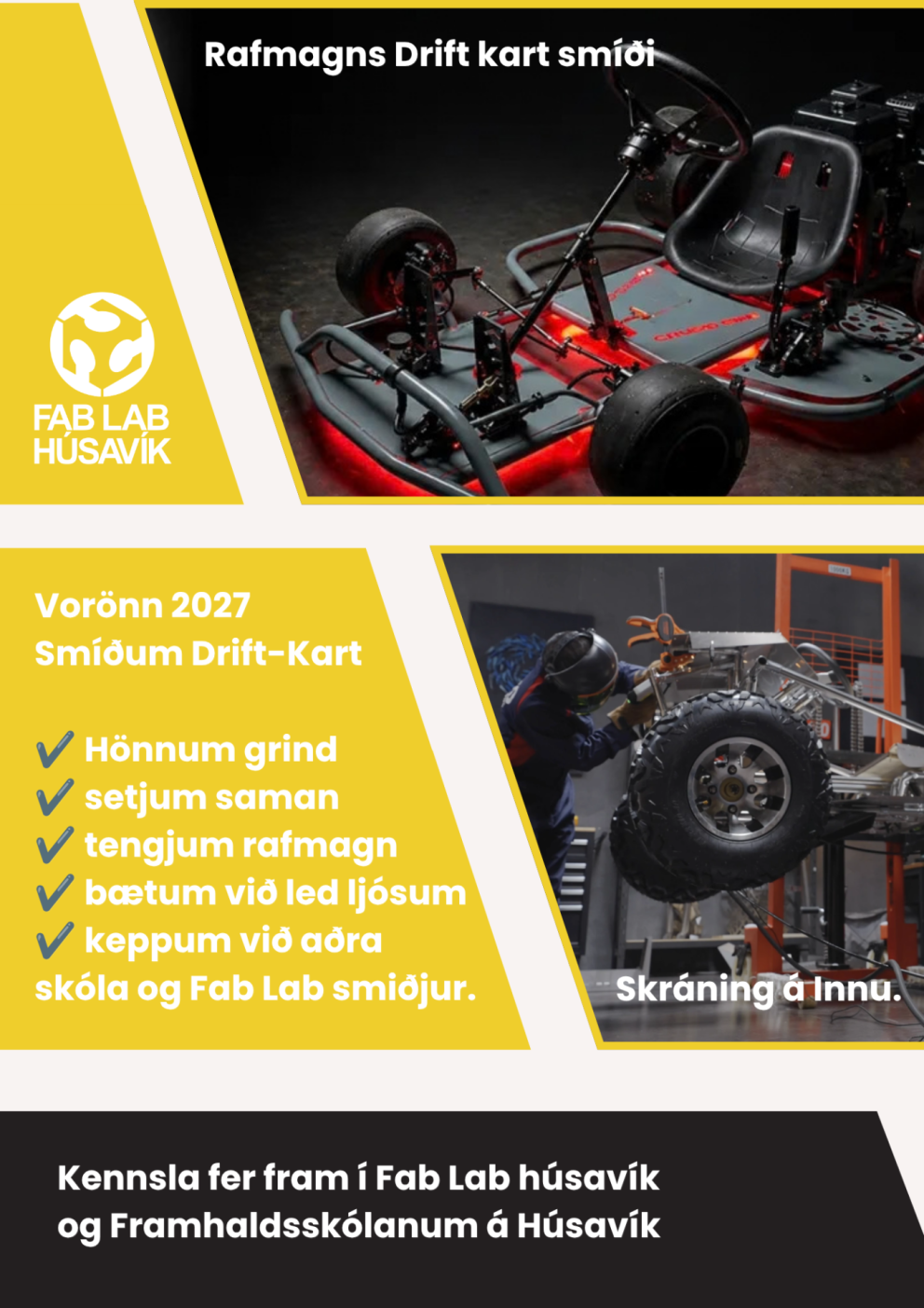 Fab lab Go-kart á vorönn 2027