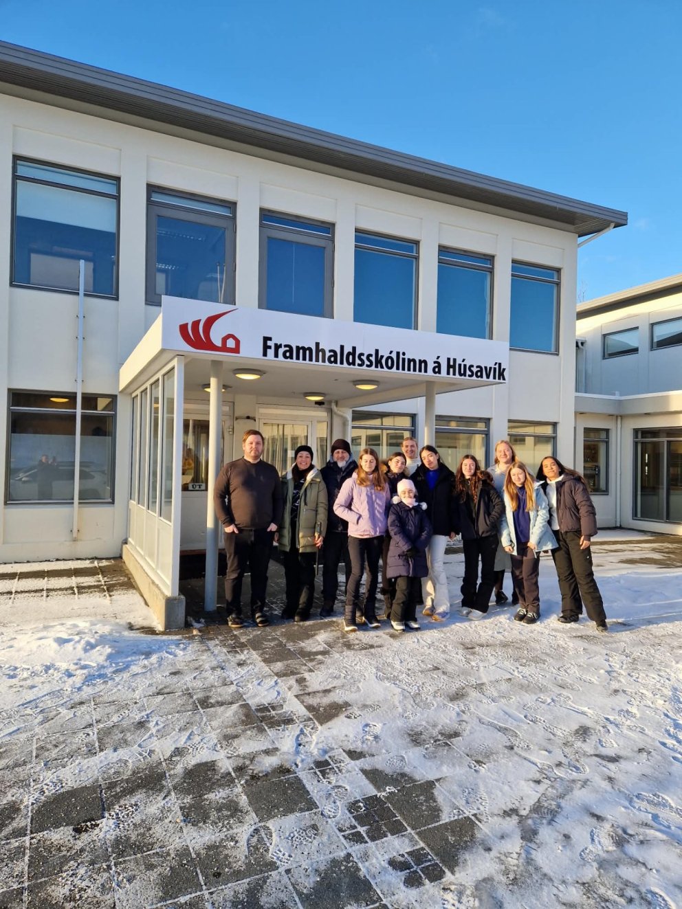 Skólaheimsókn frá Spáni