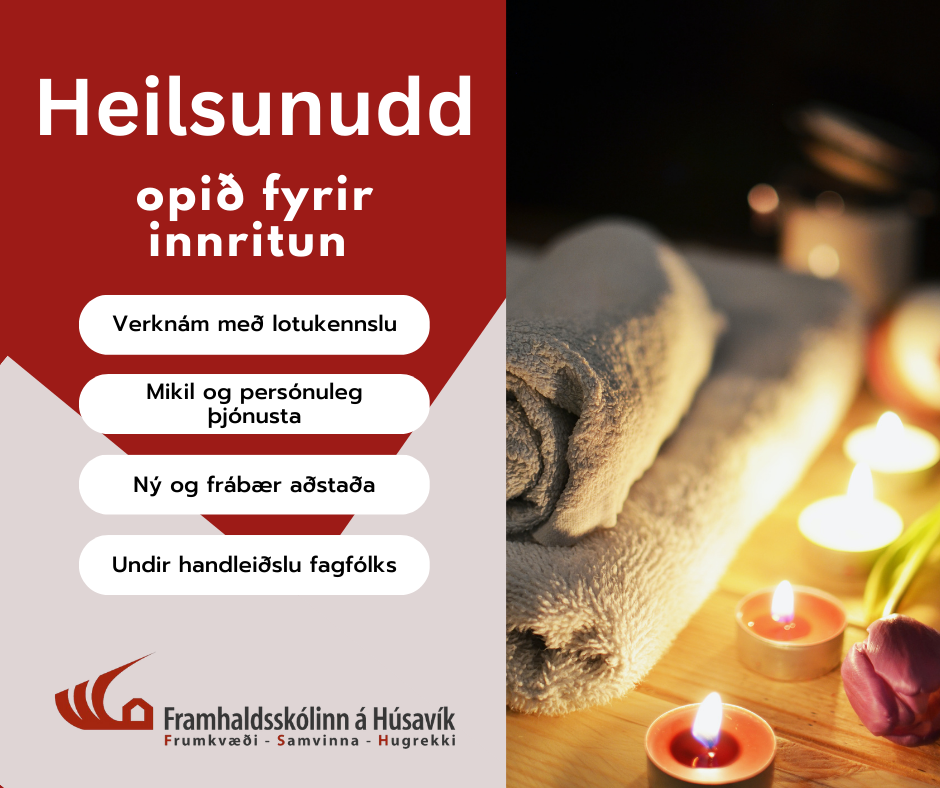 Heilsunudd - opið fyrir innritun