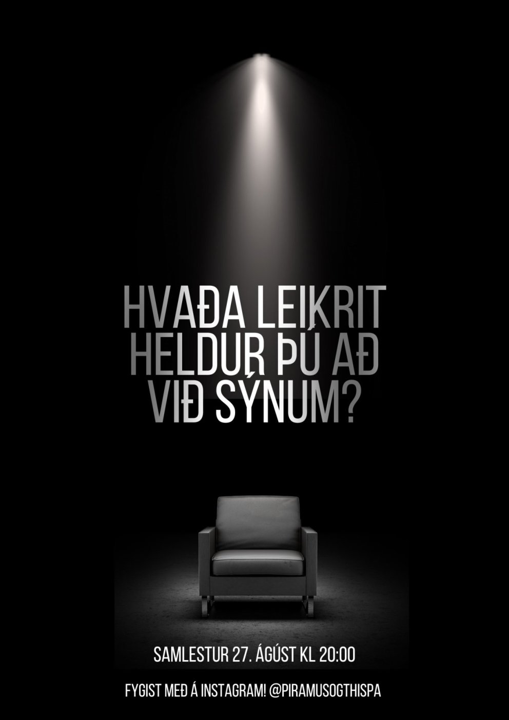 Píramus & þispa hefur samlestur þriðjudaginn 27. ágúst!