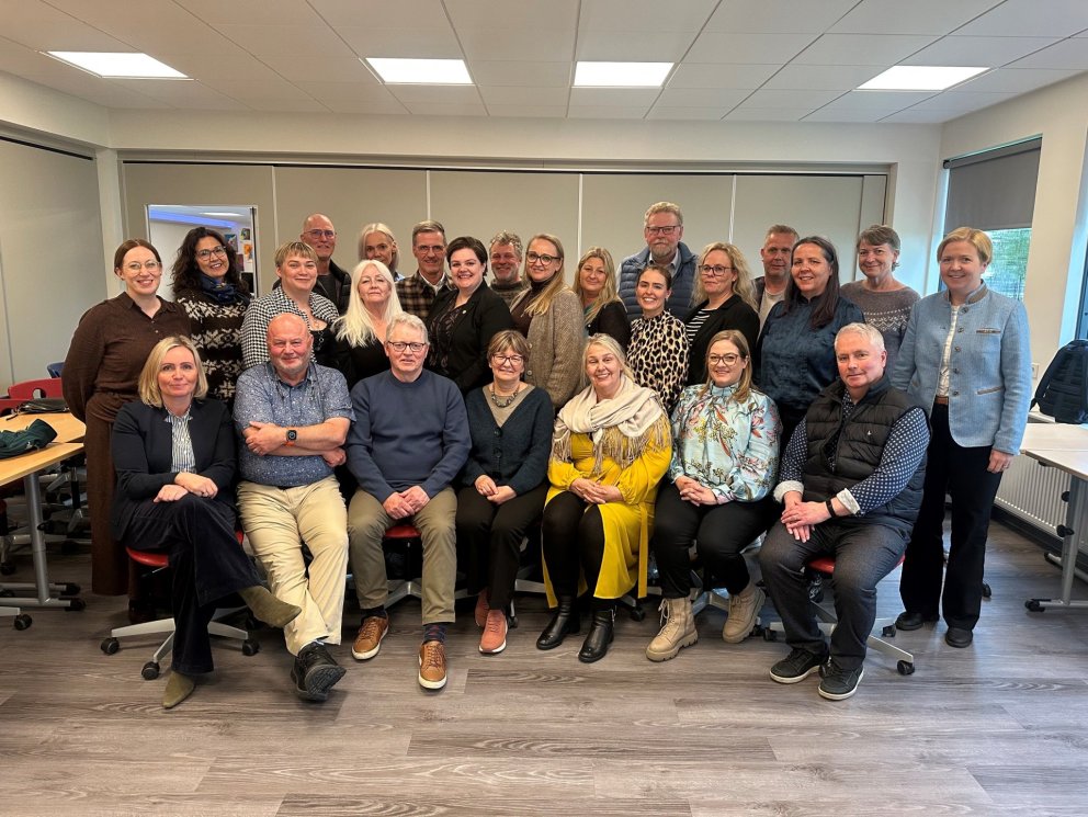 Skólameistarar samankomnir í FSH.