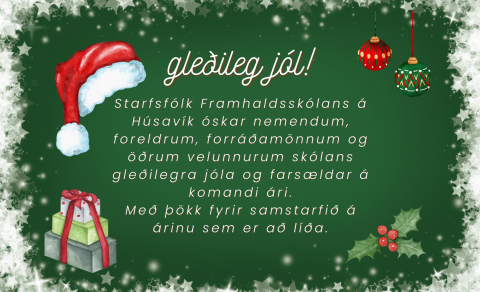 Jólakveðja og upphaf vorannar 2026