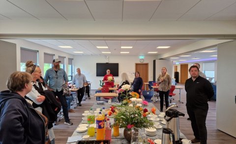 Góðir vinir í heimsókn