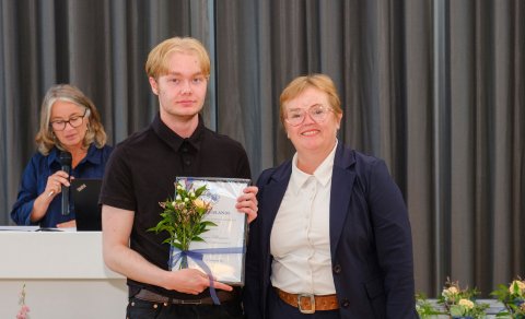 Axel Tryggvi hlaut styrk úr Afreks- og hvatningarsjóði stúdenta Háskóla Íslands