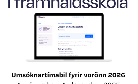 Innritun fyrir vorönn 2026 er hafin.