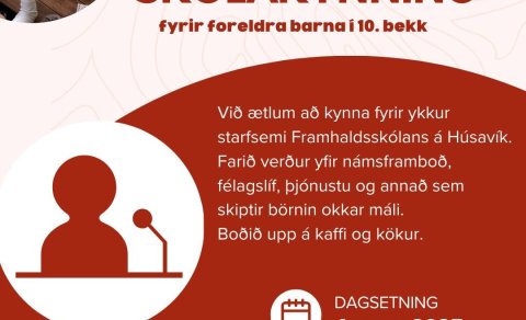 Opið hús á morgun