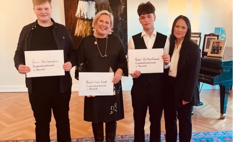 Nemendur FSH heiðraðir á Bessastöðum