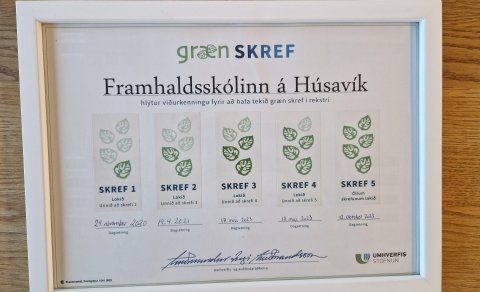 5. græna skrefið komið í hús!