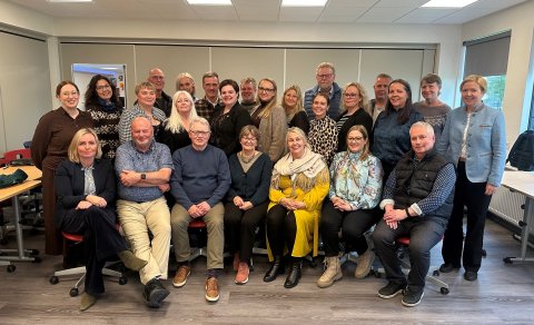 Skólameistarar samankomnir í FSH.