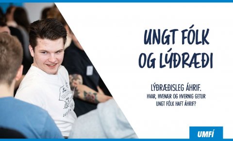 Fulltrúar nemenda í FSH tóku þátt í ráðstefnunni Ungt fólk og lýðræði