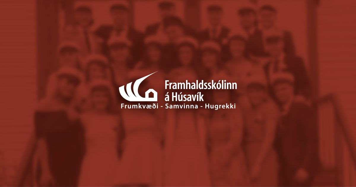 Móttaka grunnskólanema | Framhaldsskólinn á Húsavík